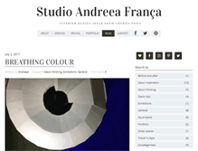 Tablet Screenshot of andreeafranca.com